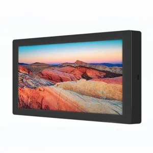 High Quality 75 Inch Wall Mounted 4K UHD Industrial LCD Display Outdoor IP65 Smart TV 3000cd m Sunlight Readable Digital Signage