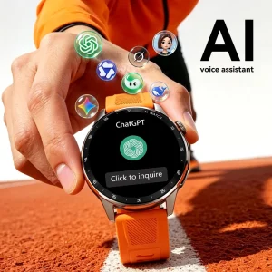 High Quality AI WATCH 6 Microwear Z520 Smart Watch 1.45 Inch HD Display BT 5.4 Dual Mode 128MB ROM 330mAh Wireless Charging