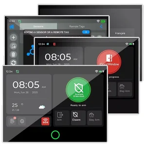 High Quality Best Sale 4G + WiFi Home Burglar Security Alarm System Wireless 433MHz 7 Inch Display Screen Full Touch Control