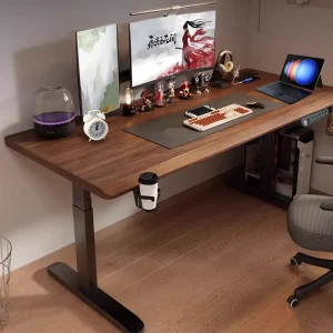High Quality Dual Motor Adjustable Modern Home Office Desk Luxury Electric Standing Desk Customized Base Sit Stand Office Desk