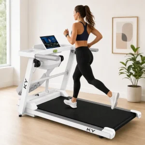 High Quality Electric Motorized Foldable Treadmill with LCD Screen and 2.5HP Motor for Home Gym Exercise