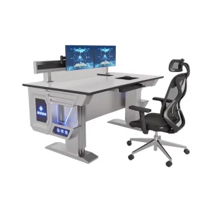 High Quality Ergonomic Modern Office Computer Desk Control Room Adjustable Lift Desk Compact Command Console Furniture