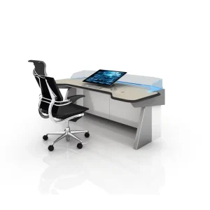 High Quality Ergonomic Modern Office Computer Desk Control Room Adjustable Lift Desk Compact Command Console Furniture