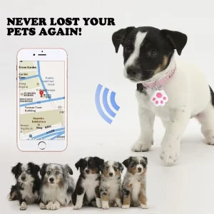 High Quality Mini GPS Pet Tracker Waterproof Portable Smart Locator for Cat and Dog Anti Lost Prevention