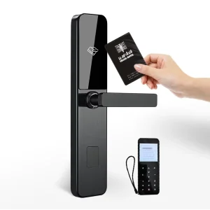 High Quality Security Electronic Card Key Smart Hotel Door Lock With RFID Management Software System