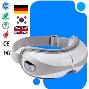 High Quality Smart Airbag Vibration Eye Massager Double Layered Acupoint Massage Relax Glasses Timing Control Musical Function
