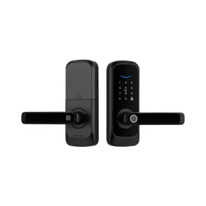 High Quality Smart Digital Fingerprint Door Lock with Tuya TTlock Control Compatible with Wood & Steel Doors Memory Card Storage