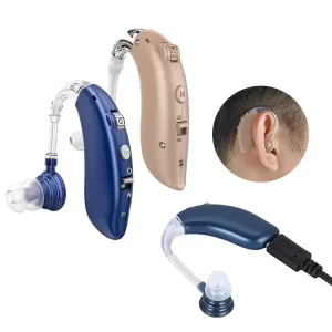 High Quality Smart Health Noise Reduction Wireless Hearing Amplifier Device Rechargeable Sound Amplifier for Seniors Ear Assist