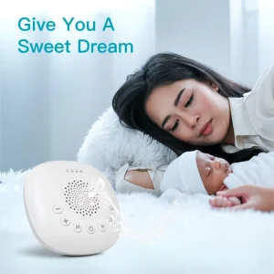 High Quality Smart Health, Wellness & Fitness Rechargeable Natural Sound Sleep Machine Rain Ocean Fan Noise Masking Device