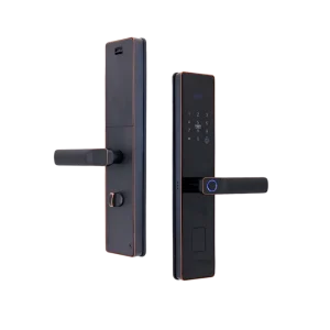 High Quality Tuya WiFi-Connected Stainless Steel Wood Steel Door Lock Fingerprint Smart Lock Camera Doorbell Anti-Theft Cloud