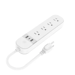 High Quality Tuya WiFi Smart Power Strip with USB A+C Ports Remote Control Timer for Home Office