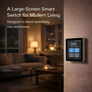 High Quality Tuya Wifi Zigbee Wifi Mesh Full Screen 1/2/3/4 Gang Curtain Smart Light Switch Work With Smart Living Alexa Google