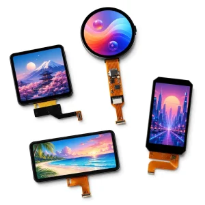 High Resolution 1.6 1.68 1.69 1.77 Inch Wide Temperature IPS TFT LCD Display for Smart Watch IoT Device With Fast Sample Support