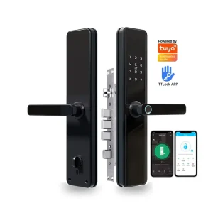 High Security Anti Theft Smart Lock Home Electronic Fingerprint Door Lock BT Connectivity Advanced Digital Door Security System