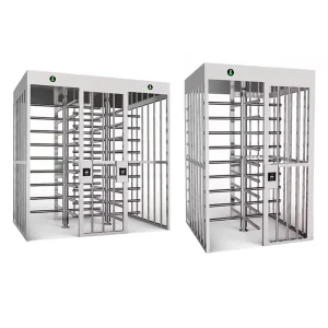 High Security Pedestrian Turnstile Barrier Gate for Double Single Passage Security Full Height Turnstile System