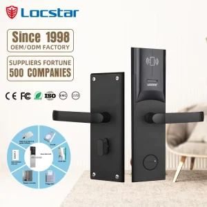 High Security Professional Manufacturer Electronic Rfid Key Card Hotel Door Lock With Management Software System