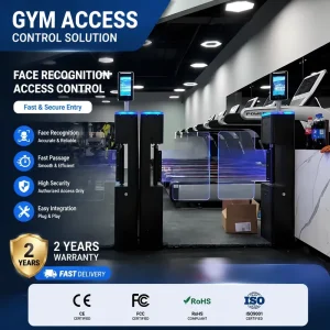 High Security RFID Optical Face Recognition Pedestrian Access Control Swing Turnstile Barrier Speed Gate