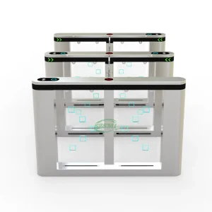 High Security Speed Gate Barrier with Infrared Detection and 304 Stainless Steel Structure for Smart Building Access