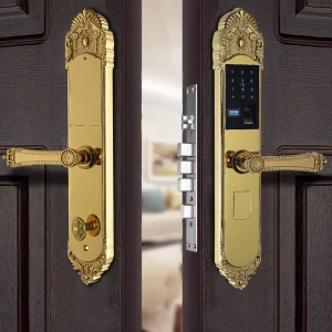High Security Villa Cerradura Inteligente Digital Hotel Wifi Key Smart Door Lock