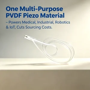 High Sensitivity PVDF Piezoelectric Film Flexible Bendable Chemical Resistant Piezo Sensor Film for Health&Vital Monitoring