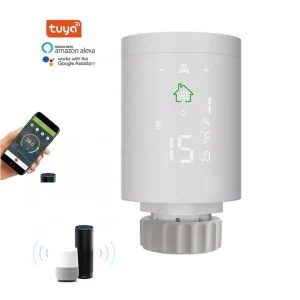 High Smart Trv Temperature Control Wifi Zigbee Heating Radiator Thermostat With Valve Compatibility With Google Home and Alexa