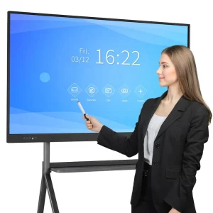 High Speed Strong 8 Cores DDR4 Cpu 311d2 65 75 86 98 Inch Smart Interactive Panel Touch Screen Monitor for Office and Education