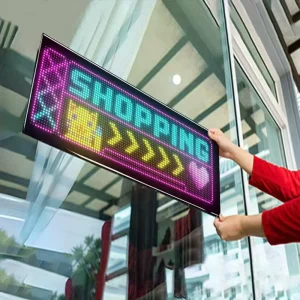 High brightness Flexible LED Display Screen APP Programmable Scrolling Message Store LED Display Screen Car Window LED Sign