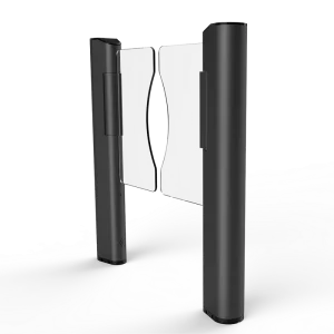 High-end SDK Available Aluminum Alloy Waterdrop-shape Speed Gate Pedestrian Access Control Turnstile for Indoor Narrow Place