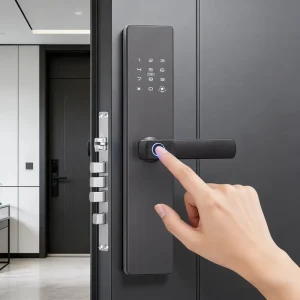 High-end Zinc Alloy Stainless Steel Smart Locks High Security Level Easy DIY Install Universal Fit Anti Hacking Safe Reliable