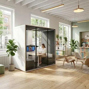 High quality Eco friendly Modular Quick assembly Workspaces Meeting Modular Office Pod Meeting Booth Soundproof Office Pod