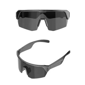 High quality Outdoor Windproof Cycling Sunglasses Flip Smart AI Glasses OLED Display 3.0 3.9″ 3 7MP Camera Music Video Shooting