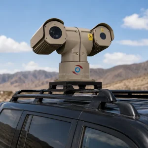 Highway Patrol SUV Thermal PTZ Camera Long Distance Night Vision Traffic Surveillance Camera