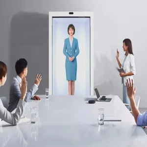 Holobox Advertising Showcase 65 75 86 98 Inch AI Virtual Digital Human Multi Point Touch Screen Smart Display for Indoor Use