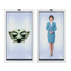Holobox Advertising Showcase 65 75 86 98 Inch Transparent 3D Effect Infrared Touch Screen Smart Display for Exhibitions Museums