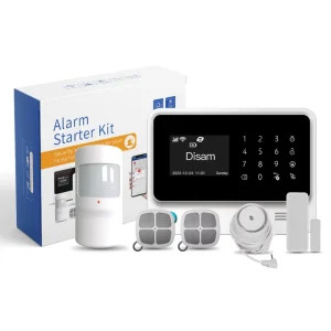 Home Alarm Control System Kit Host 4G GSM ABS Material Security Alarm APP Control + CMS Management System Kooyii App