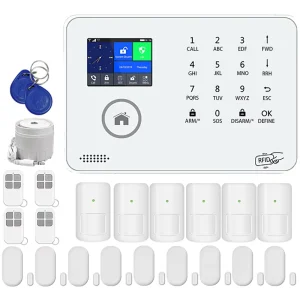 Home Alarm System 4G WiFi Signal Detector Motion Sensor Camera Dual network Burglar Home Security Alarm Systems Kit