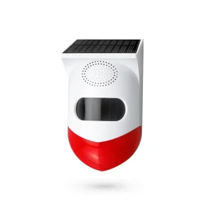 Home Automation Solar Waterproof Tuya Wifi PIR Alarm Anti-Theft Security Passive Infrared Alarm with USB Port PST-CT80WR