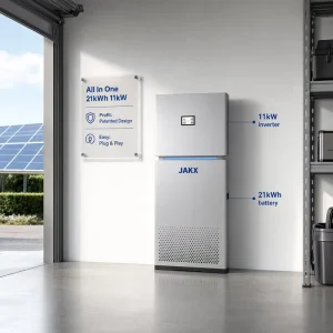 Home BESS 21kWh All in One Energy Storage System 11kW LiFePO4 Self Consumption Energy Independence RV Solar Battery Supplier