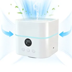 Home Bedroom Quiet Hepa Activated Carbon Aromatherapy Humidify Pet Dander Dust Smoke Removal Air Purifier Custom