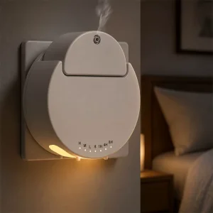 Home Bedroom Scent Machine Smart App Control Waterless Fragrance Oil Wall Plug In Aroma Diffuser With Night Light