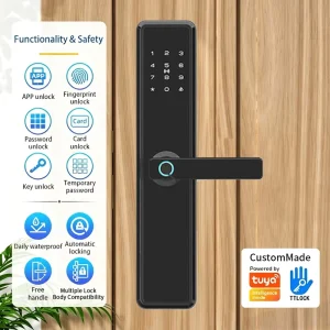 Home Commercial Electronic Password Multi-functional Customization Fingerprint Smart Door Lock