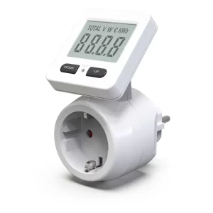 Home Energy Meter Smart Plug Socket with LCD Display 16A NFC Euro Socket