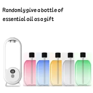 Home Essential Oil Aromatherapy Fragrance Humidifier Usb Rechargeable Digital Display Smart Air Freshener Aroma Diffuser