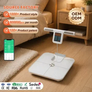 Home Fitness Smart Body Composition Scale 8 Electrode Intelligent BMI Weight Scale Support APP Bluetooth Body Fat Monitor