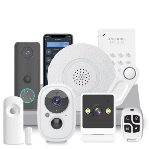 Home Intelligent Security Alarm System Anti Digital GSM/GPRS SOS Tuya WiFi Smart IP TCP Alexa Battery Included Home Automation