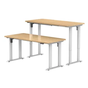 Home Office Furniture Ergonomic Smart Sit Stand Lift Motion 4 Leg Table Electric Height Adjustable Standing Desk Frame