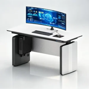 Home Office Standing Desk Electric Height Adjustable Sit Stand Table for Computer Workstation
