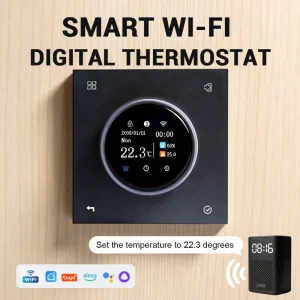 Home Reliable Slot Control High end Floor Heating Thermostat Apps Remote Controllable Smart Wi Fi Thermostat