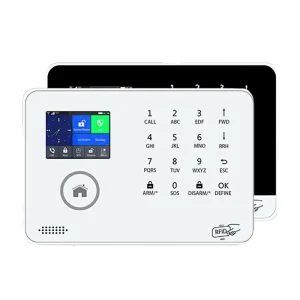 Home Security Alarm System Camera Motion Sensor Water Resistant ABS 4G/Wi-Fi Smart App SMS Call Detection Fire Alarm Portable