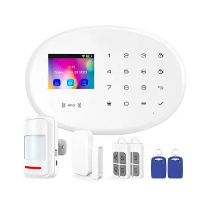 Home Security Alarm System Kit Wifi Gsm Tuya Smart APP Remote Control RFID Motion Detectors Anti Theft